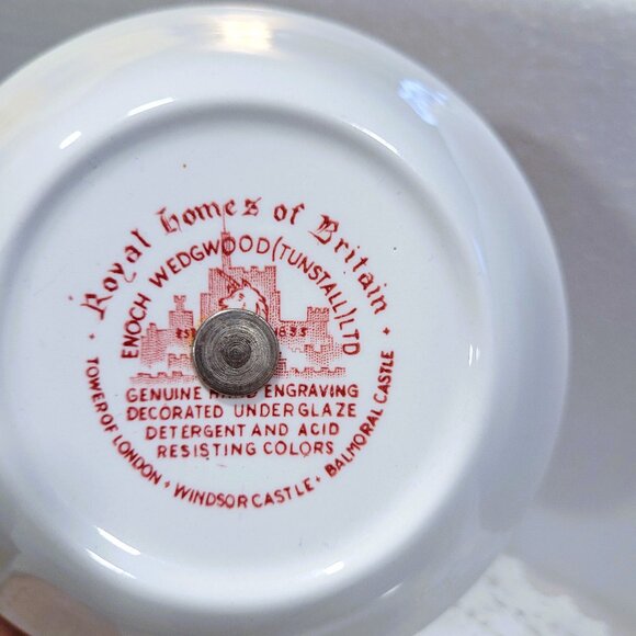 Enoch Wedgwood Serving Dish with Handle "Royal Homes of Britain" 1965 - 1980 - Picture 3 of 6